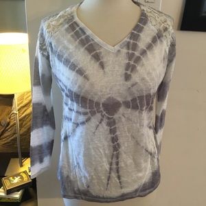 Macys Tokyo Darling Tie Dye Sweater Shirt Size XS
